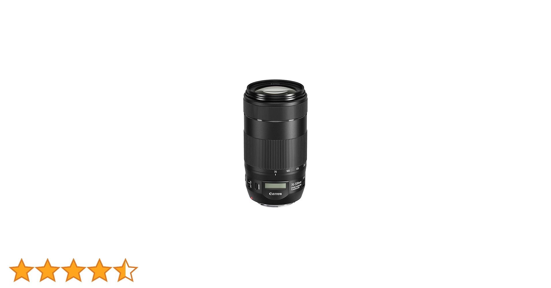 Canon EF 70-300 mm - Objetivo EF 70-300 mm F4-5,6 IS II USM, Negro
